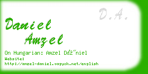 daniel amzel business card
